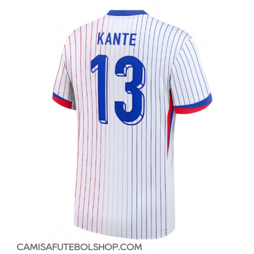 Camisa de time de futebol França Kante #13 Replicas 2º Equipamento Europeu 2024 Manga Curta